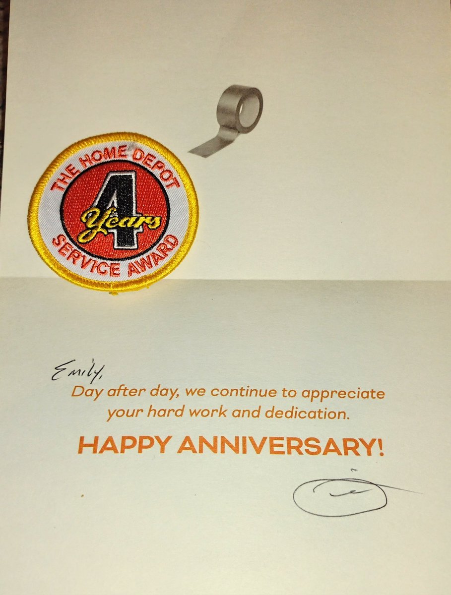 I've made it 4 years with this awesome company!! THD!!