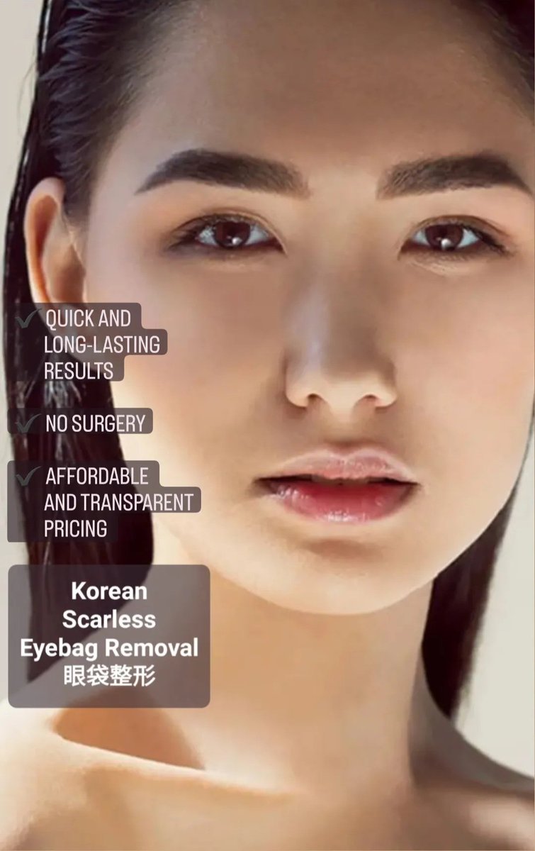 a_d_s_clinic's tweet photo. Remove your eyebags without surgery. Affordable and transparent pricing. Aesthetic and plastic surgery center trusted by over 6,000 patients, rated 4.8/5 by Google

#eyebagremoval #eyebagsolution #aestheticclinic #plasticsurgery #blepharoplasty #plasticsurgerysg https://t.co/4y5VxsCv1e