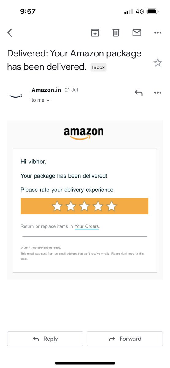 ⁦<a href="/amazonIN/">Amazon India</a>⁩ which product? Why do you want me to click ‘Your Orders’ and open another app? 

#customerexperience #UXUI #marketing