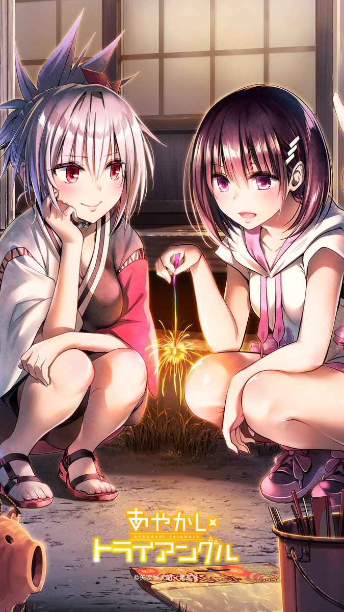 直筆サイン】 あやかしトライアングル キャンバスアート | www