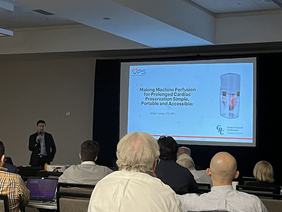 DavidHealth5's tweet photo. Great ideas and interesting proposals to improve Heart preservation with more easy and feasible devices. Congratulations @RafaJVeraza for this excellent and provocative presentation during @GordonConf https://t.co/OvaRMRm24B