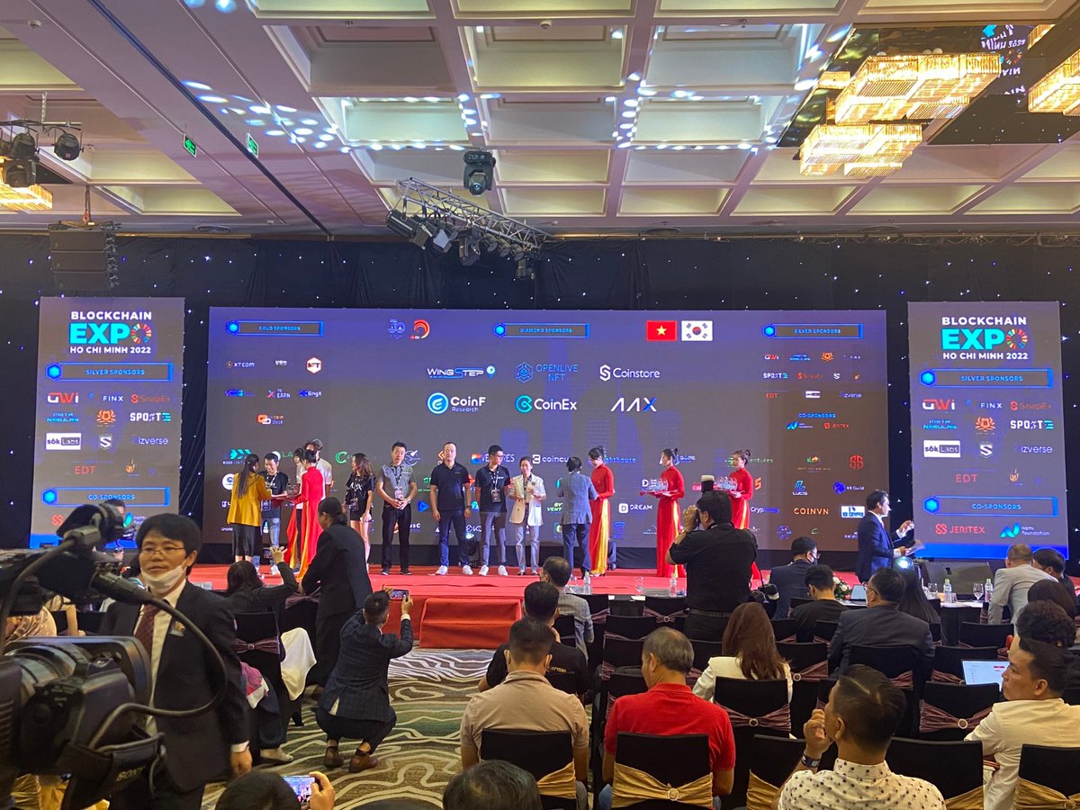MetaHub_VN's tweet photo. 𝗕𝗟𝗢𝗖𝗞𝗖𝗛𝗔𝗜𝗡 𝗘𝗫𝗣𝗢 𝗛𝗢𝗖𝗛𝗜𝗠𝗜𝗡𝗛 𝟮𝟬𝟮𝟮 𝗜𝗦 𝗟𝗜𝗩𝗘!
#AAX #WingStep #OpenliveNFT #Coinstore #CoinEx #XT.COM #BINGX #VRTown #NFTDesk #XtoEarn #Snapex #DragonVentures #S6KLabs #SportE #KingSpeed #FinX #GreatWalliGame #MetaNebulas #Jeritex #NamiFoundation https://t.co/sYJ9DygdkT