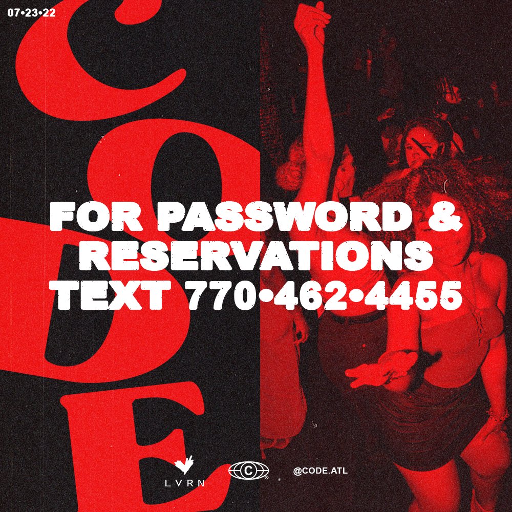 #codeatl 07•23 - <a href="/dvsn/">dvsn ÷</a> 
Password Required
770•462•4455