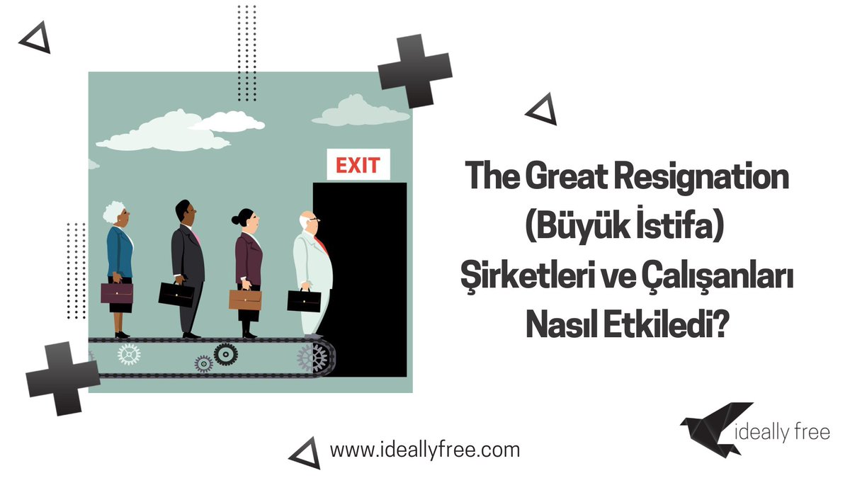 The Great Resignation (Büyük İstifa) ile McKinsey tarafından  yayınlanan  anket sonuçları çok çarpıcı...

The Great Resignation (Büyük İstifa) Şirketleri ve Çalışanları Nasıl Etkiledi?

Yeni yazımda derledim: ideallyfree.com/genel/the-grea…

#thegreatresignation #workplacewellbeing