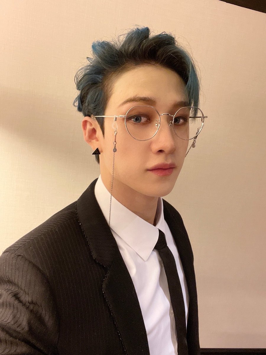 dyed my hair blue for this event.