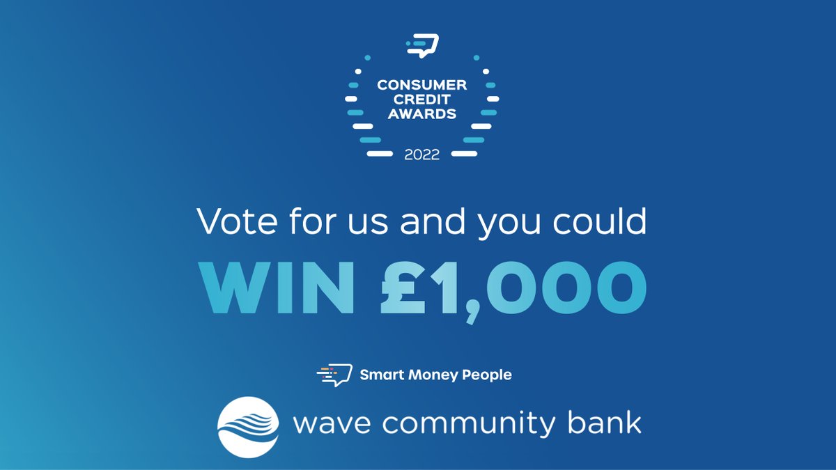 Vote for us and you could win £1,000!
When you vote for your favourite credit union in the South you will automatically be entered into a prize draw to win £1,000
Vote Now! zcu.io/IL77 
#vote #best #creditunion #south #consumercreditawards #2022 #bethebest #local