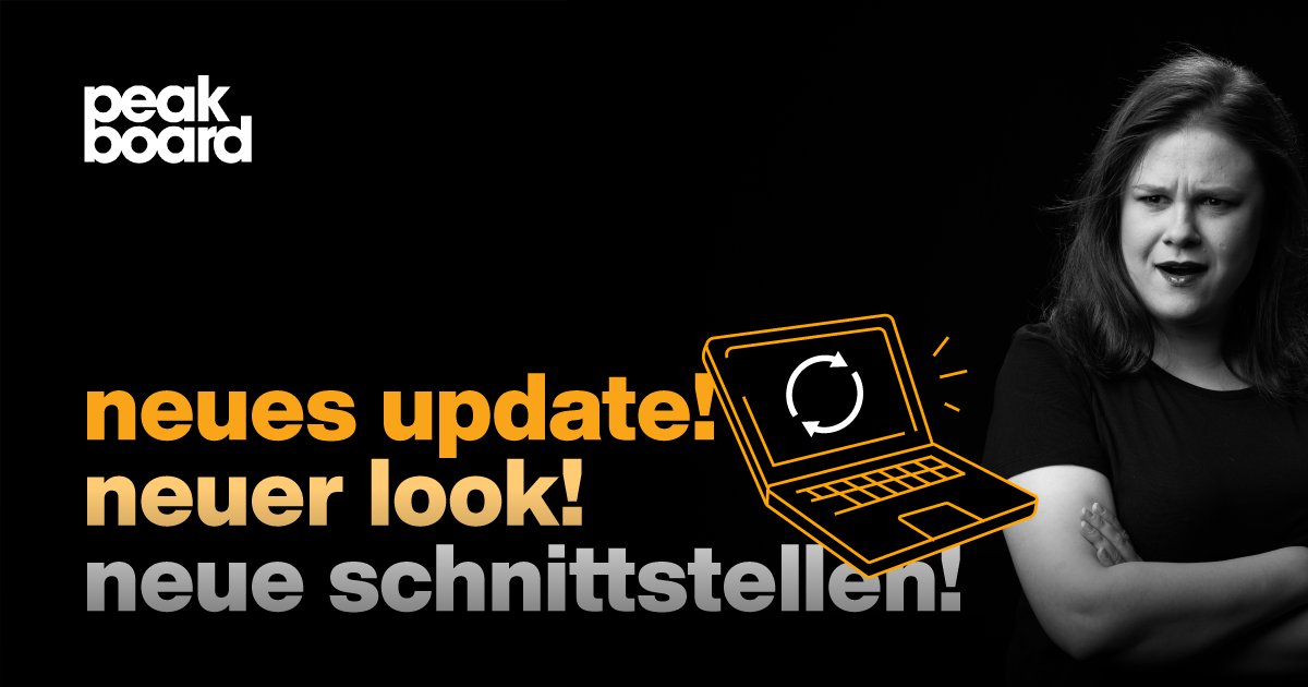 Peakboard (@pkbrd) on Twitter photo Unsere Entwickler und Entwicklerinnen waren fleißig und wir freuen uns, dir das nächste große Peakboard Designer #Update vorzustellen.
Neben einer Überarbeitung des Interface warten neue Schnittstellen auf dich.
Lade dir das neue Update herunter:
👉 help.peakboard.com/misc/de-versio… Unsere Entwickler und Entwicklerinnen waren fleißig und wir freuen uns, dir das nächste große Peakboard Designer #Update vorzustellen.
Neben einer Überarbeitung des Interface warten neue Schnittstellen auf dich.
Lade dir das neue Update herunter:
👉 help.peakboard.com/misc/de-versio…