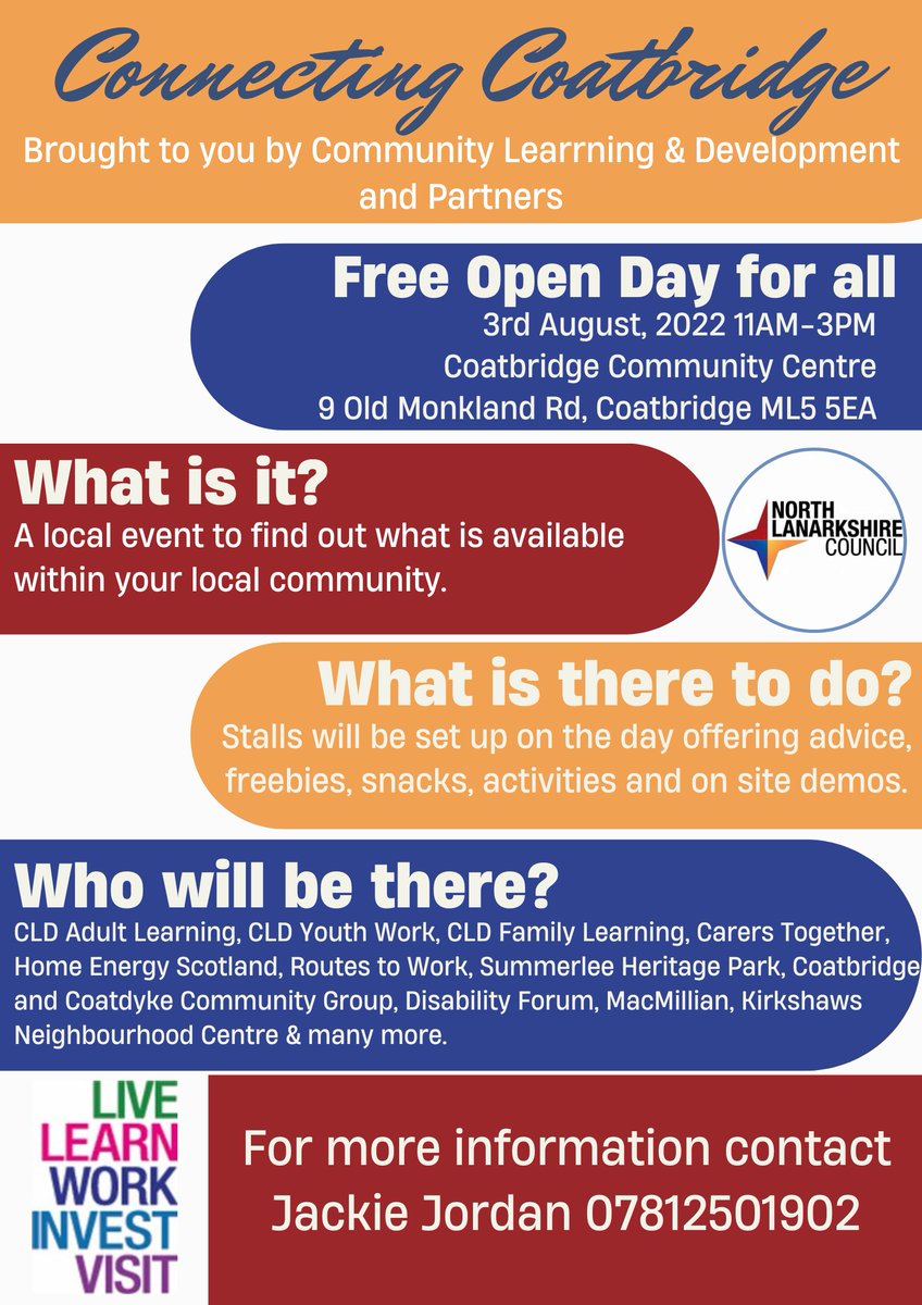 Coatbridge open day!