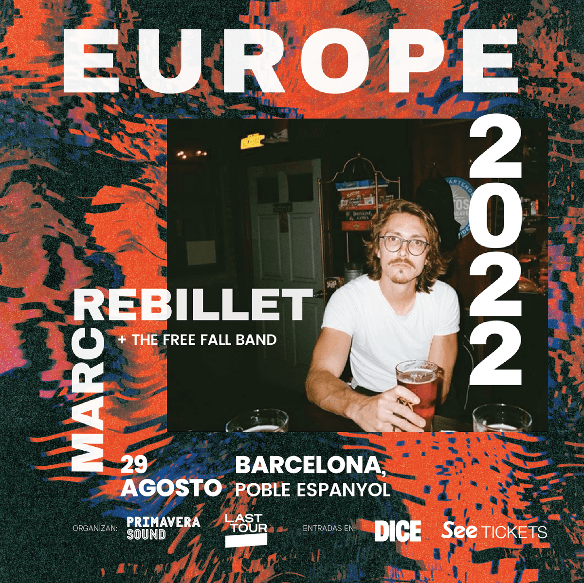 Primavera_Sound's tweet image. The Free Fall Band serán los teloneros de Marc Rebillet en su concierto del próximo 29 de agosto en el Poble Espanyol. La banda del Maresme acompañará al polifacético showman y presentará un avance de su inminente nuevo disco. 

🎟Entradas: bit.ly/3PIzF7v
#primaveratours