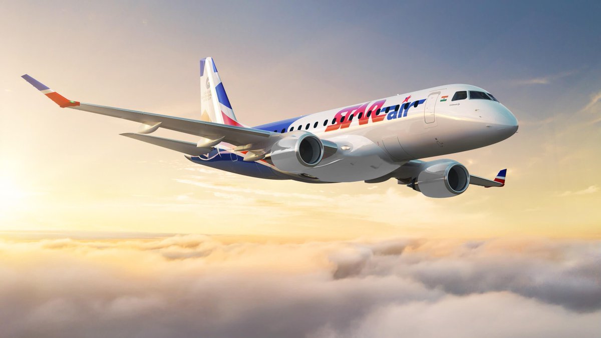SmartAviationAP's tweet photo. India’s @OfficialStarAir Plans To Lease @embraer E175
Read more here: https://t.co/dDsXNFuWNo

#SmartAviationAPAC #Aviation #Aviationnews #Aerospace #Aerospacenews #Aircraft #Aeroplane #Airline #Airlinenews #India https://t.co/QsJkuFoAiP