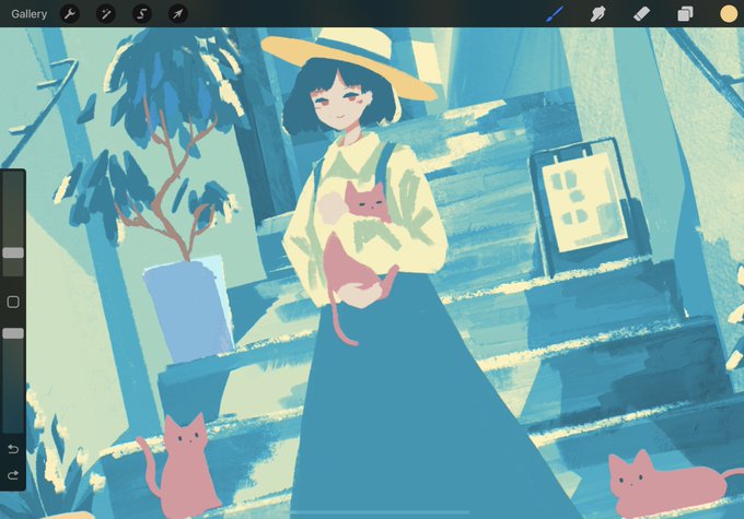 Catのtwitterイラスト作品