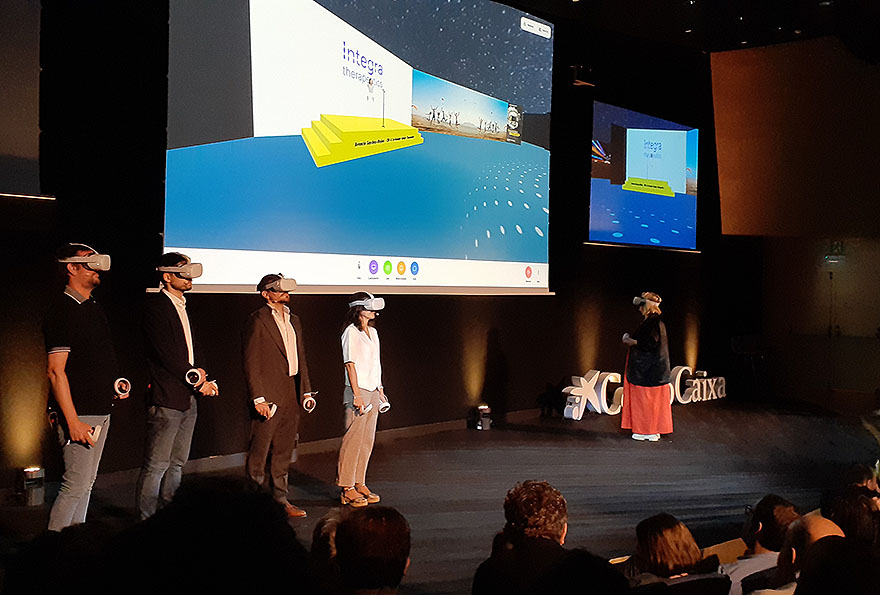 UPFbiomed's tweet photo. In the last two weeks @Integra_Tx has received the Catalan Society of Biology Award #PremisSCB2022 for best innovative start-up of 2022 and has been chosen one of ten most disruptive companies by the Government of Catalonia!
Congratulations 👏👏👏
https://t.co/lefixRgBTy https://t.co/a4yRVnfyzy