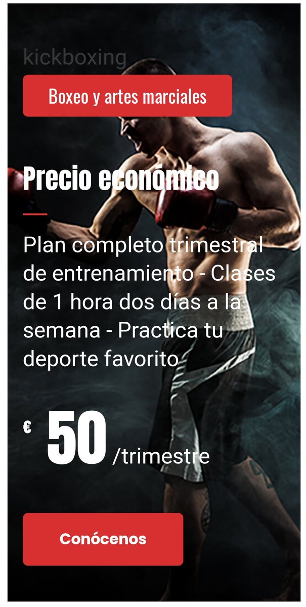 ForusParla's tweet photo. Tu escuela de deportes de combate #kickboxing
#kickboxingparla
#escueladeboxeoparla
#boxysport
Toda la info👇 https://t.co/KXQUHKCsRV https://t.co/76v5oKbZpv