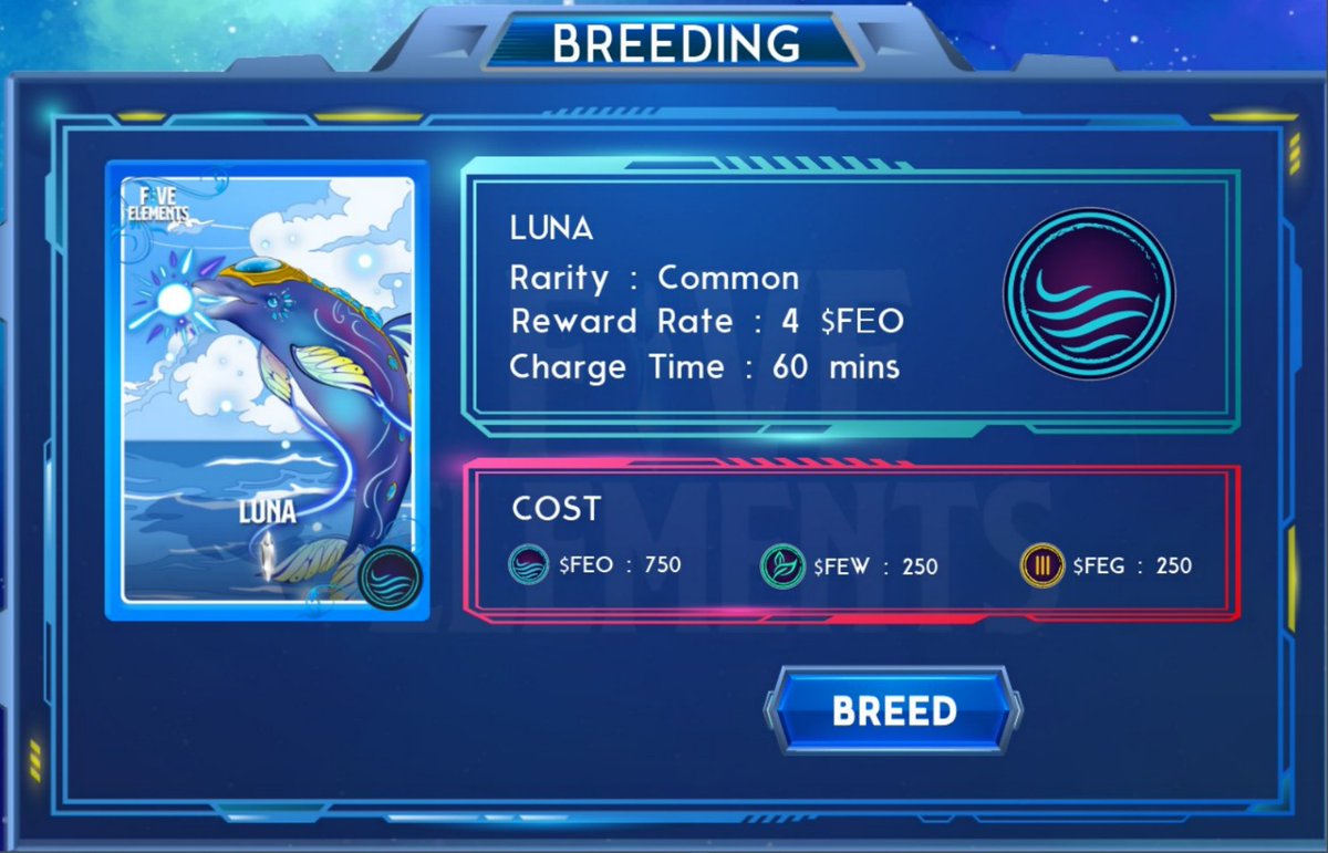 fiveelement_'s tweet photo. Since the NFTs are highly inflated which make the tokens in the market also become oversupplied 

To control the value and the outflow of the NFTs, we'll put down all the packs sale at July 23, 2022 12:00 AM

We'll be introducing Breeding feature into the game. https://t.co/FLnQcdfJos