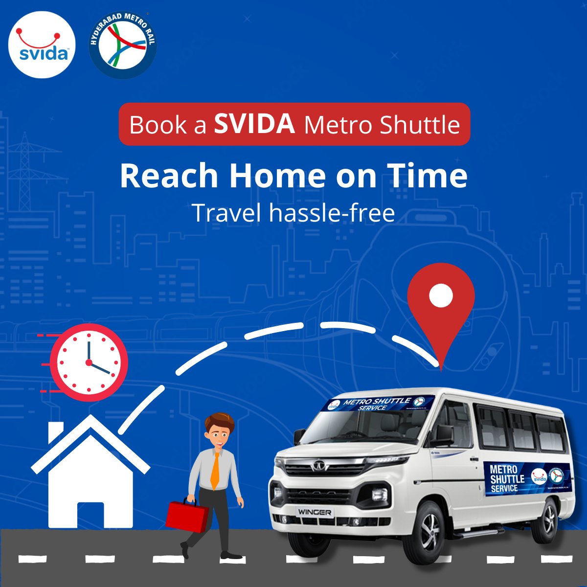 svidashuttle's tweet photo. When we reach home, we all have some other work to do office work isn’t enough to end your day. Manage your hassle-free traveling experience and reach home on time. Book SVIDA Metro Shuttle, travel hassle-free and get your things done more efficiently.
#svida #metro #shuttle https://t.co/SbKl8cPVmA