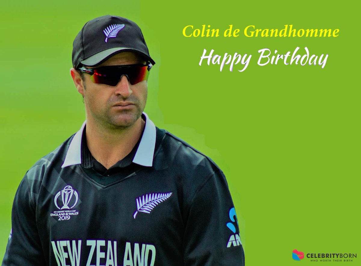 Happy Birthday to Colin de Grandhomme (Zimbabwean-born New Zealand Cricket Player)
 - Other Name : The Big Man, Dutchy
#ColindeGrandhomme #cricketplayer #ColindeGrandhommeBirthday 
About : bit.ly/3czcZru