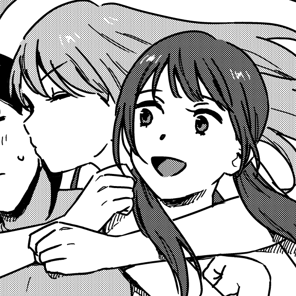 _canno's tweet photo. murataさん
女性３人の仲睦まじげな様子を描いたイラストです。
どんなシチュエーションなのか、想像が膨らみます。
#レモネード告知 https://t.co/YjTfvcRMAU