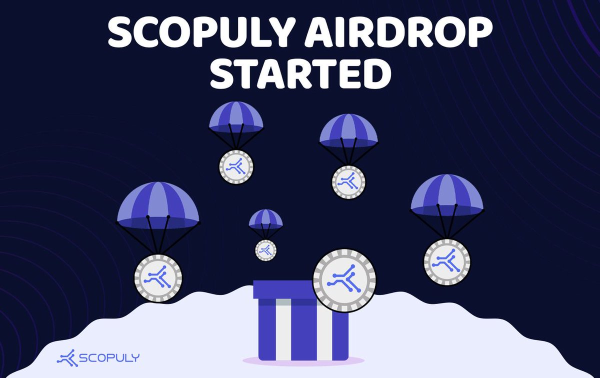 scopuly's tweet image. #Airdrops  #SCOP 2,180$ in SCOP tokens will be divided among the 50 most active participants.​

The most active participant will receive $500 SCOP
2-3 places receives $250 SCOP
4-6 places receives $100 SCOP
7-50 places receives $20 SCOP

Fulfill conditions gleam.io/competitions/q…
