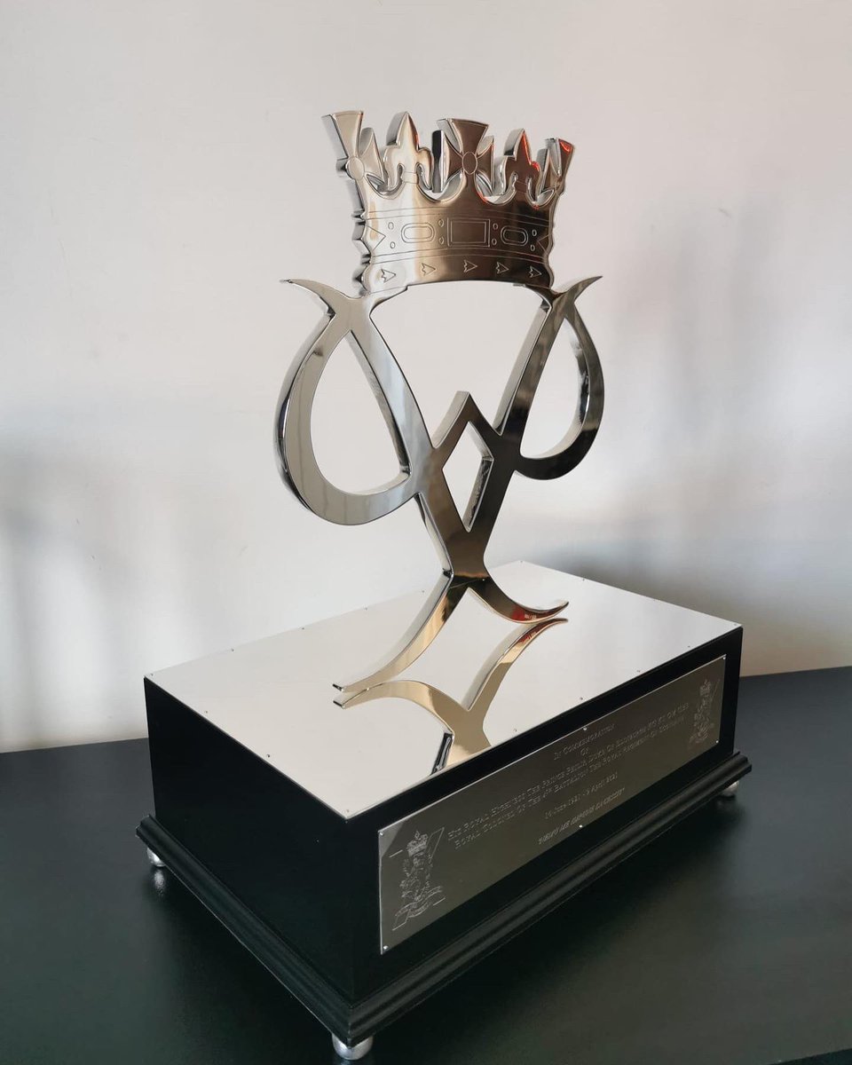 MilMasterpieces's tweet photo. •HRH Prince Phillip 1921 - 2021 Monogram centerpiece• 

This is a piece we are very proud to commission. These take pride of place in regiments across the country. 

#britisharmy #4scots  #centrepieces #princephillip #royalfamily #HRH #dukeofedinburgh #dukeofedinburghaward https://t.co/lldPyQcBWy