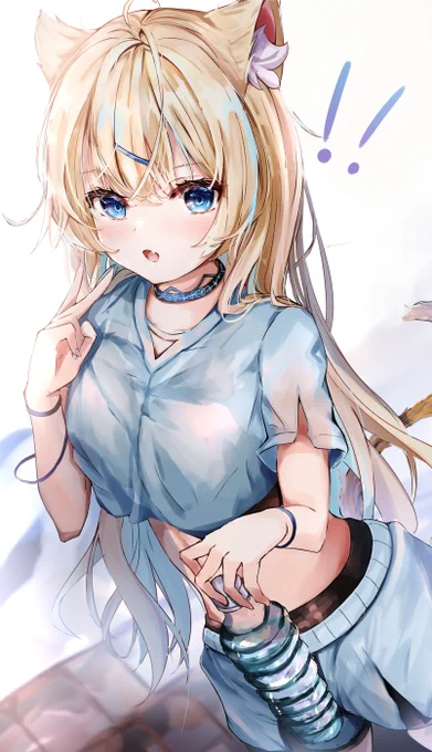水分補給は大事にゃ! 