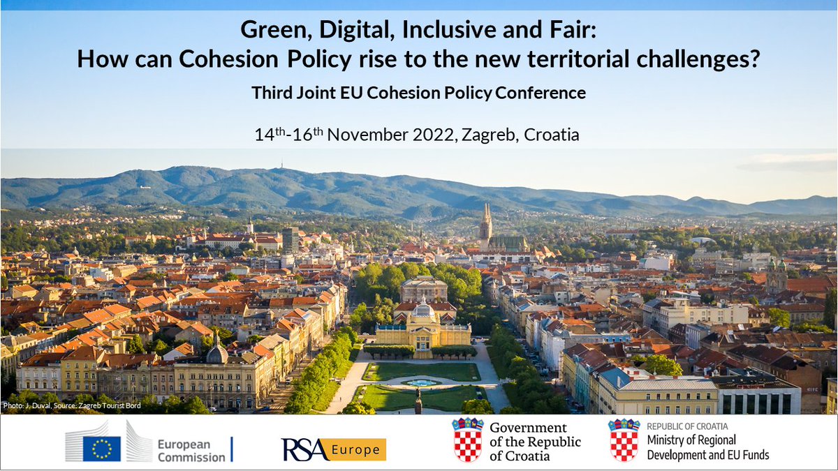 We have extended the abstract submission deadline until 5th August! Don't miss this great opportunity to join this free event in Zagreb. 
More info &amp; registration here: bit.ly/3IDTCJN #cohesionpolicy