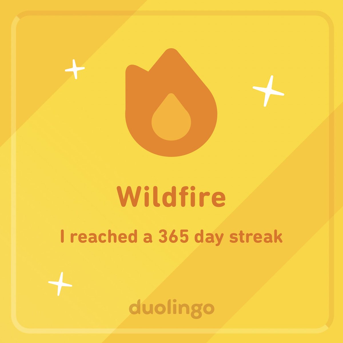 I earned an achievement on Duolingo! It’s free, fun, and effective for learning languages.