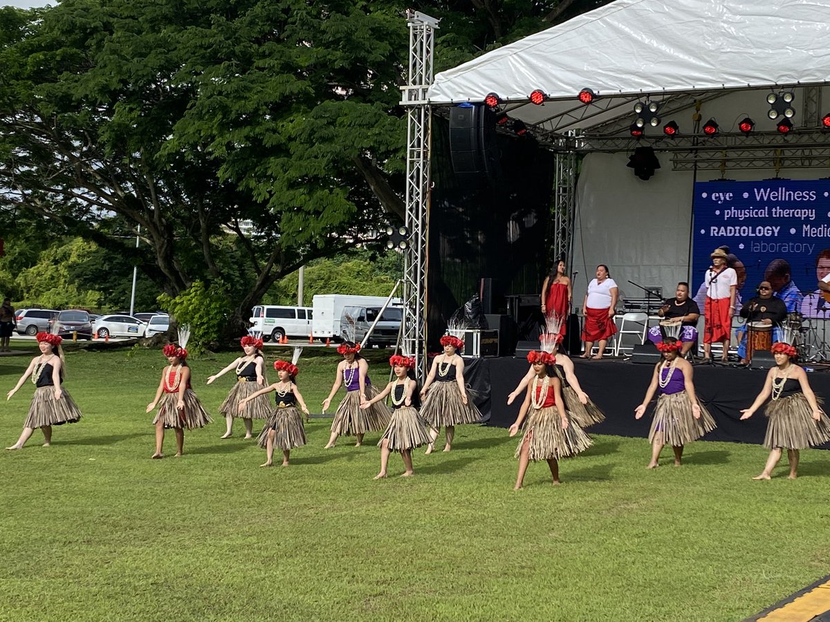 戻ってきた！ファンダニャフライデー 日本からもチャモロダンスグループが来てくれました