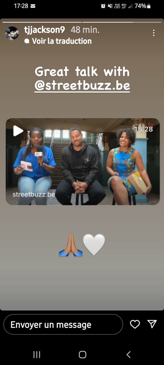 Retrouvez l’interview complète de Tj Jackson sur notre chaîne YouTube Streetbuzz.be où nos réseaux Instagram/Facebook 🥰🔥#
Merciii à #Marafm Christine Kayisha et Nazik Salik