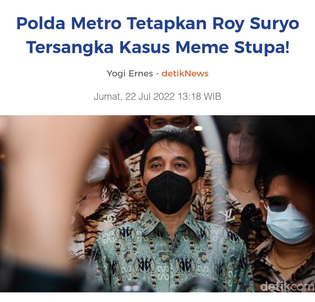 03__nakula's tweet photo. Polda Metro tetapkan Roy Suryo tersangka kasus meme Stupa!!
#AMBYAARR!! ๐๐ https://t.co/sCUhVZEjZp