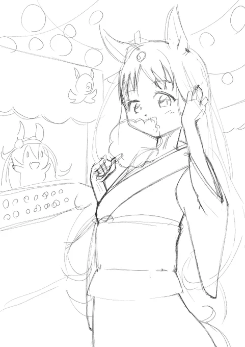 雑ラフグラス!
#ウマ娘 #グラスワンダー 