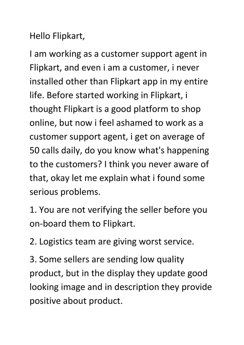 Deepusb8's tweet photo. #Flipkart #AmazonPrimeDay #myntramakesmehappy #walmart #customernosatisfaction #sachinbansal #indianecommerce #shopsy #CustomerServiceJobs #india2022 
@_sachinbansal @walmartindia @Flipkart @2GUD @FlipkartStories @binnybansal @narendramodi @Nikethpatel @Pailamanojraj https://t.co/zEU3EnT5Dl