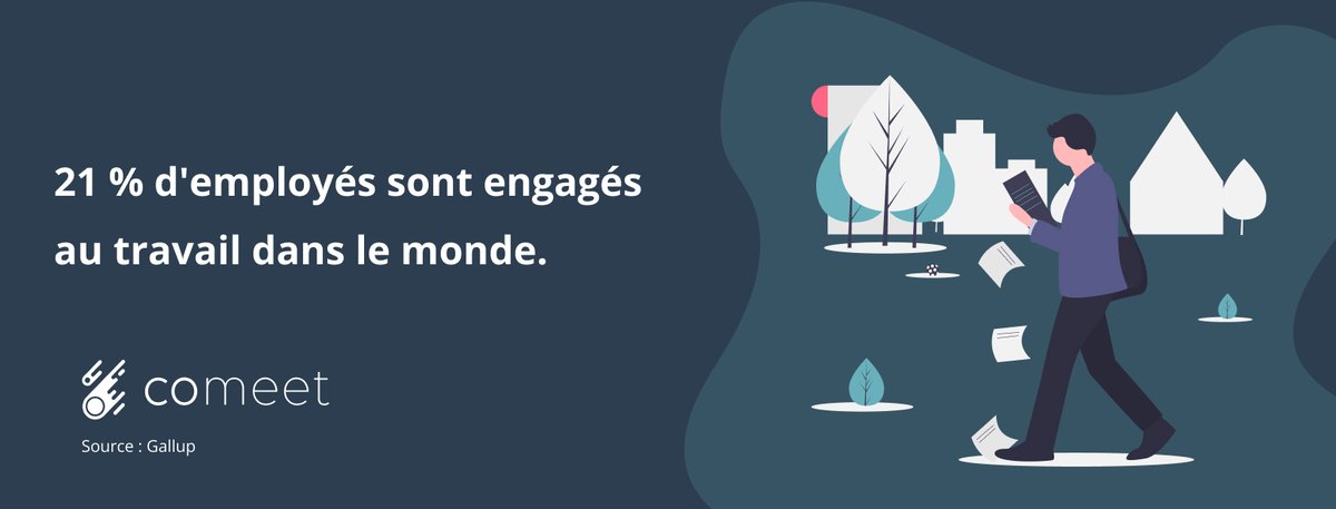 21 % d'employés engagés au travail dans le monde

C'est ce que révèle le dernier rapport de Gallup Workplace à retrouver ici hubs.ly/Q01hk3rC0

hubs.ly/Q01hk5lR0 peut répondre à vos enjeux d'engagement collaborateur

hubs.ly/Q01hk3p10

#chiffre #engagement