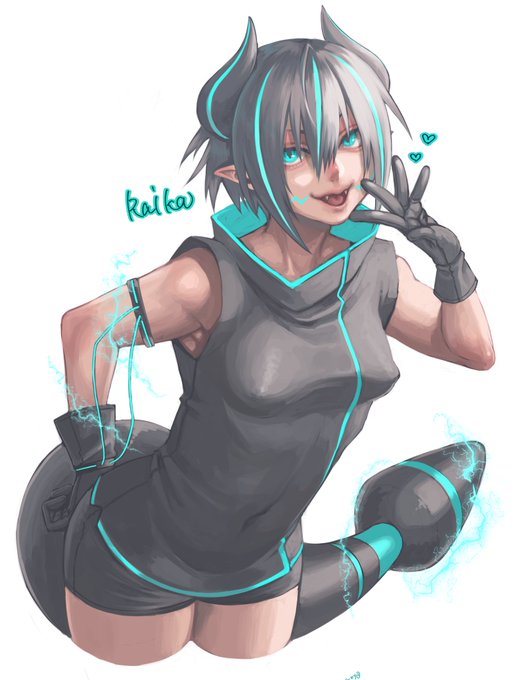 ライカチャン!!!これくらいが理想的な程よい手抜き塗りなんだけどどうなんだろうなー #熟れたゴリ落描き 