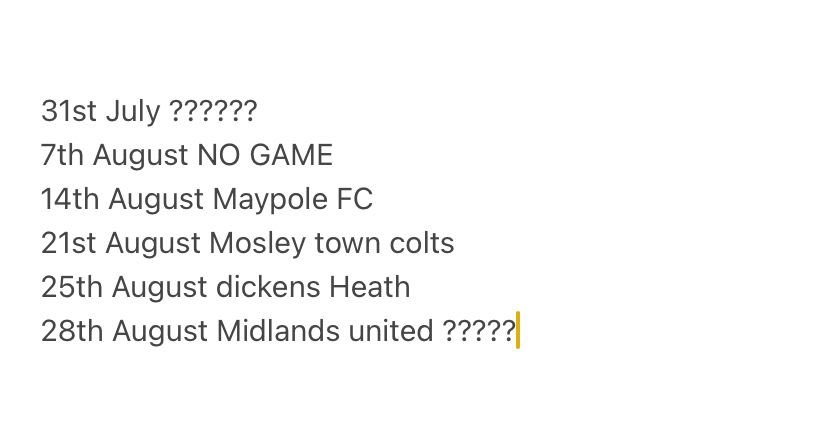 Solihull Astros tweet media