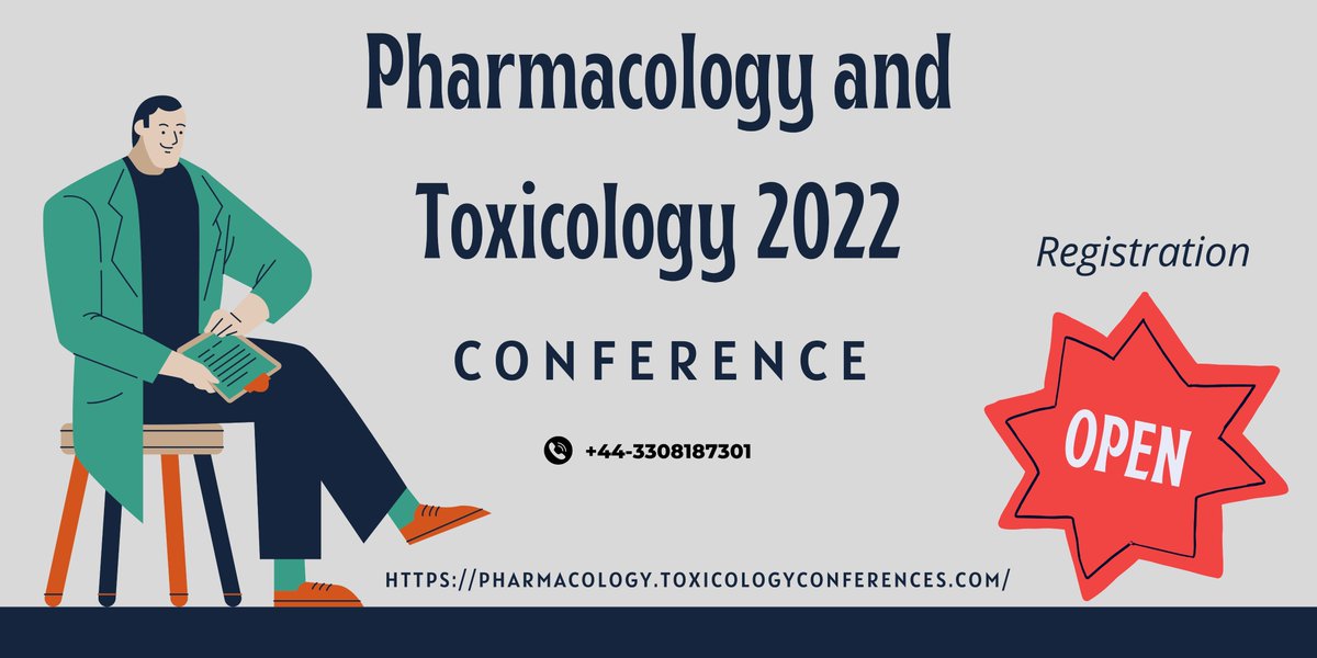 2022Toxicology's tweet photo. Visit: https://t.co/9qGV16xo20
Drop a message
Ethan Andrew
+44-3308187301
Theme:- Exploring New Research and Innovative Development in Toxicology and Pharmacology.
September 05-06, 2022.
#100Indecisos  #conference2022 https://t.co/z9ox5gGxIY