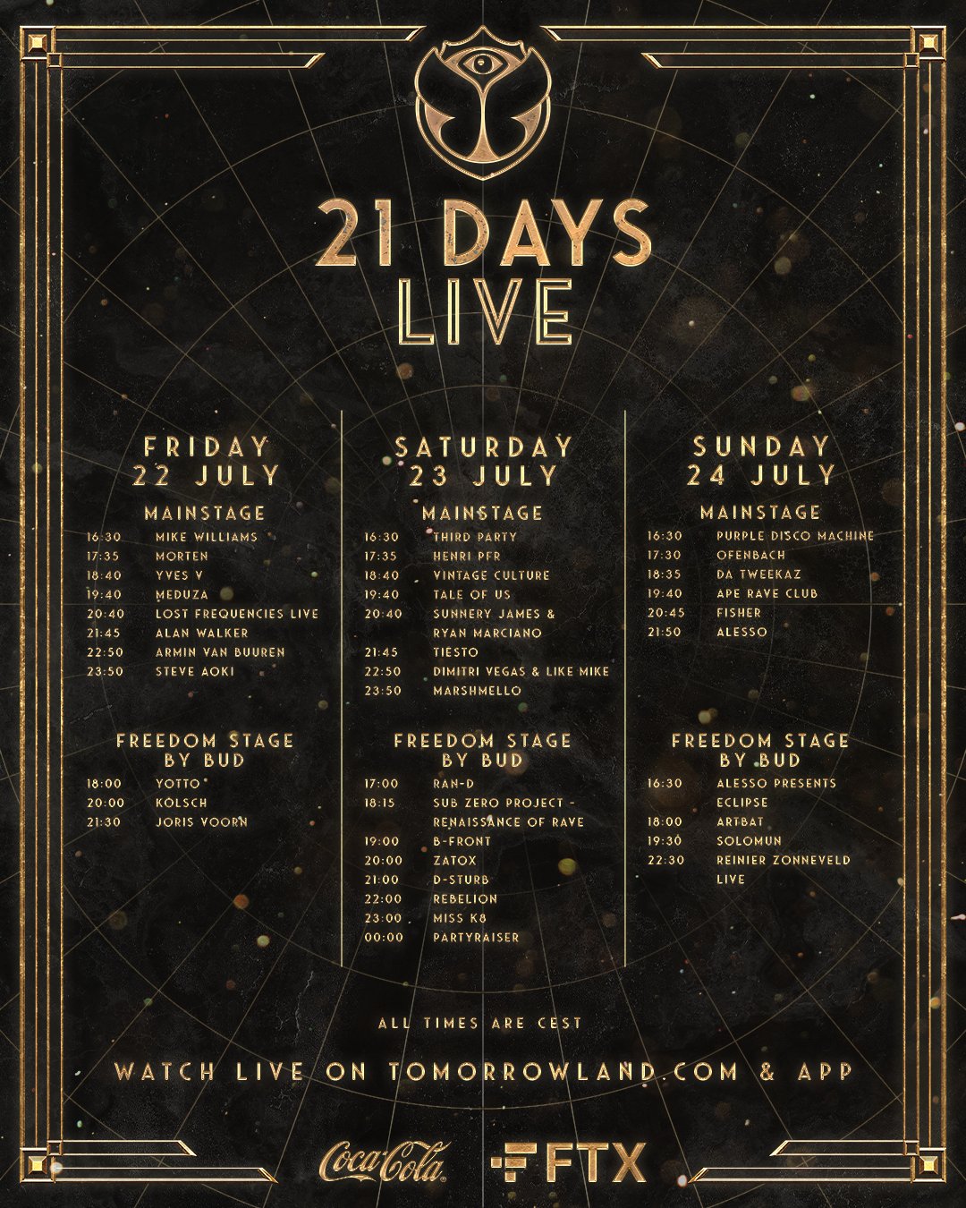 Tomorrowland on Twitter "Tune in today from 1630 CEST and follow the