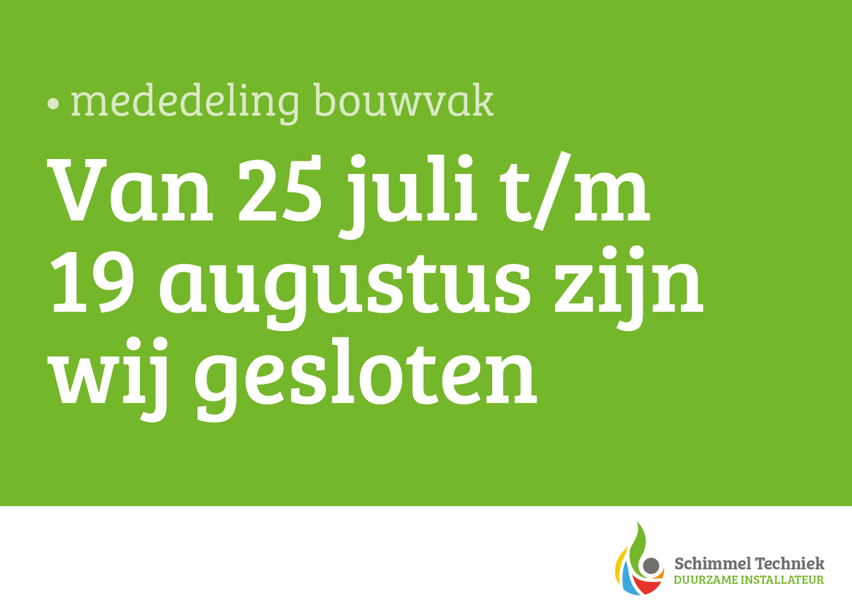 schimmeltdi's tweet photo. Komende weken sluiten ook wij onze deuren voor een welverdiende vakantie ☀️ In geval van dringende storingen kan je tussen 07.00 tot 22.00 uur bellen naar 0342-729 239 📞 Namens het hele team wensen we iedereen 𝗲𝗲𝗻 𝗵𝗲𝗹𝗲 𝗳𝗶𝗷𝗻𝗲 𝘇𝗼𝗺𝗲𝗿(𝘃𝗮𝗸𝗮𝗻𝘁𝗶𝗲)! https://t.co/uQhFkX5Ca3