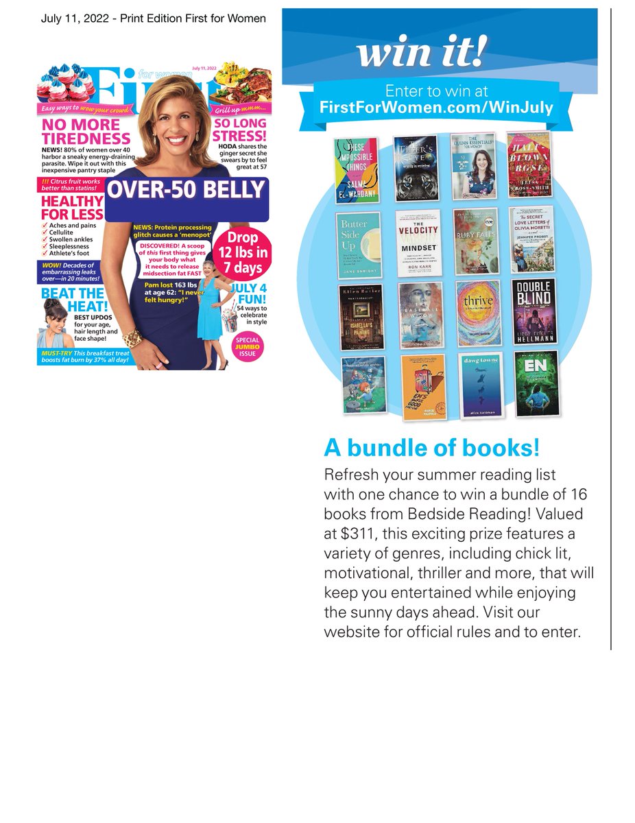 Great to see THE BASEBALL WIDOW in @FIRSTmag! @wymac