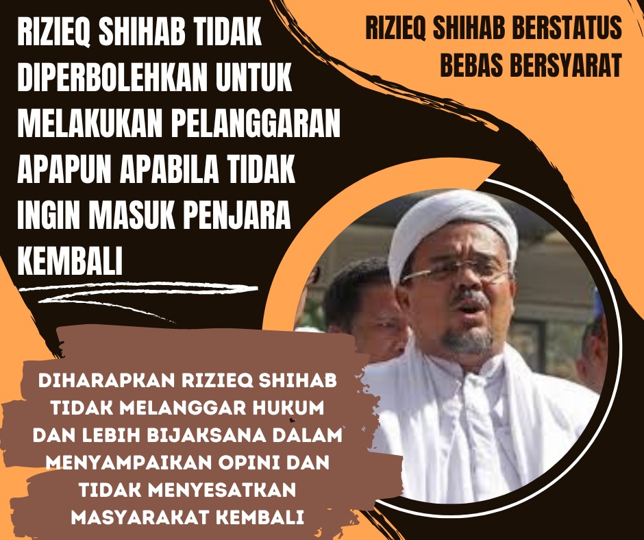 Rizieq Shihab Bebas Berstatus Bebas Bersyarat
#indonesia
#RizieqShihab
#HukumIndonesia