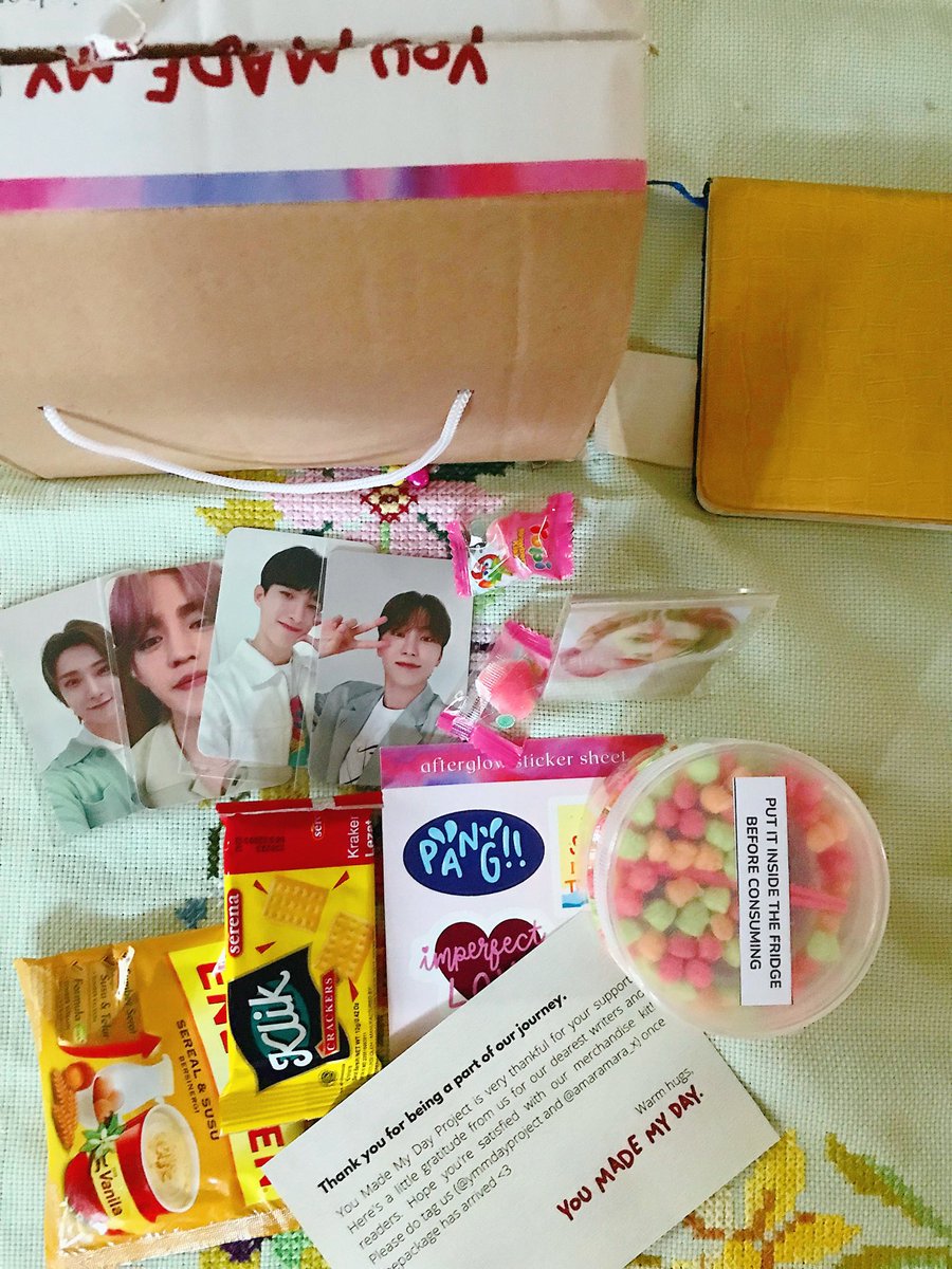 junhuicy's tweet photo. Hi admin @ymmdayproject the happy package is arrived safely!!!! Thankss💙💙💙💙💙  so grateful to participated on yall’s project😆 https://t.co/OJLhZCYk0O