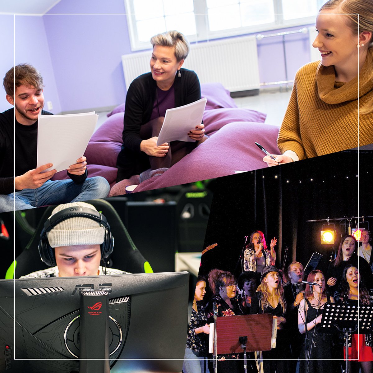 Pari päivää vielä aikaa hakea taide- ja pelilinjoille! 🌿 Opiskele esporttia, visuaalista pelisuunnittelua, peliohjelmointia, kirjoittamista, kuvataidetta tai musiikkia Tampereella. ⭐️ Hae 24.7. mennessä ja katso lisää: ahlmanedu.fi/hae-opiskelema…
#opiskelu #taide #peliala #tampere