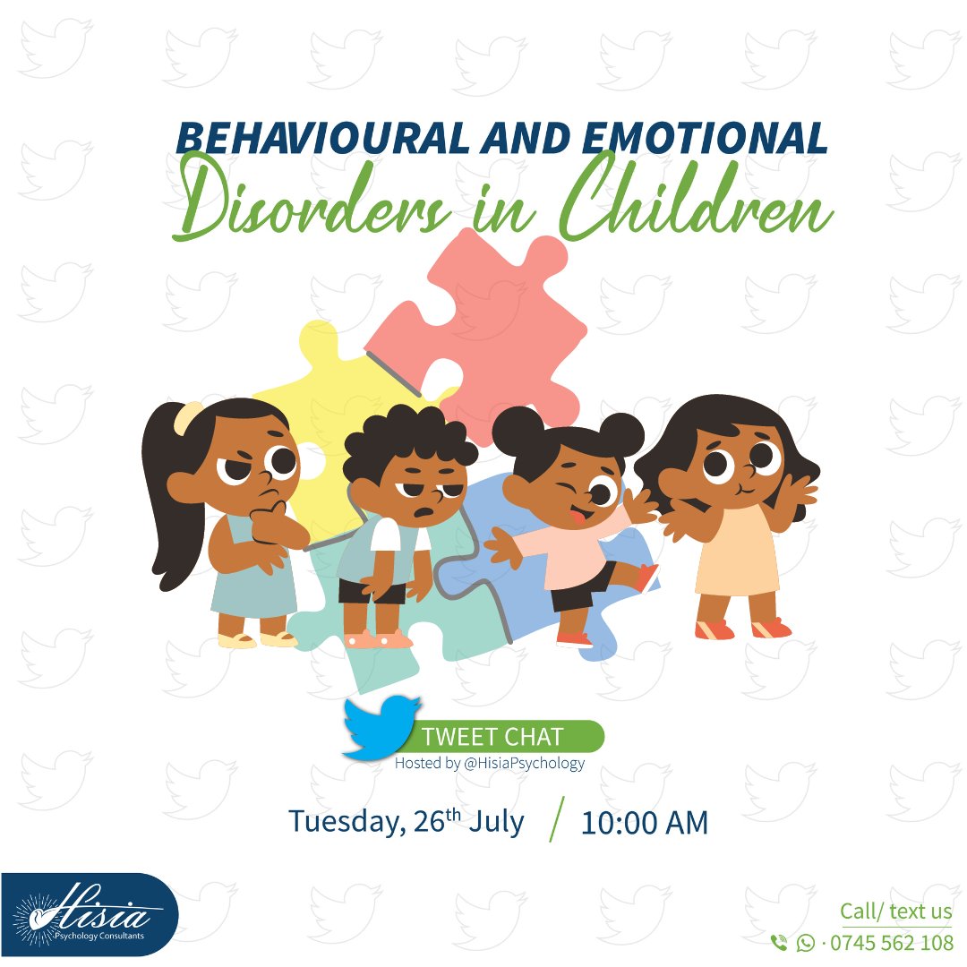 HisiaPsychology's tweet image. Among all the dilemmas facing a parent of a child with emotional or #behavioralproblems, the first question — whether the child’s behaviour is sufficiently different to require an evaluation by professionals — may be the most troublesome.
Join this conversation this Tuesday at 10