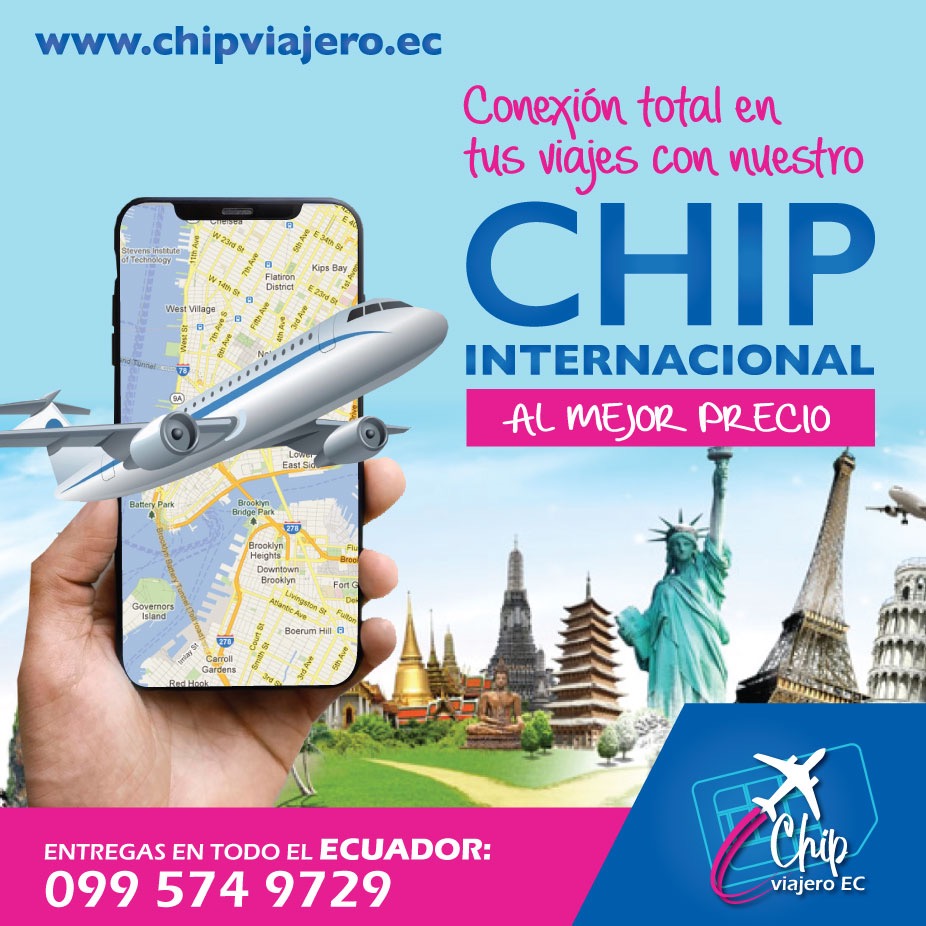 EcViajero's tweet photo. Al viajar, el estar comunicado con nuestras familias y negocios es de vital importancia. 

Contar con un Plan de Datos Internacional es necesario, es por ello que Chip Viajero Ec ® solventa ésta necesidad con Planes ilimitados o por Gigas a diferentes destinos. 
Inf: 0995807353 https://t.co/HZzlCNaNX4