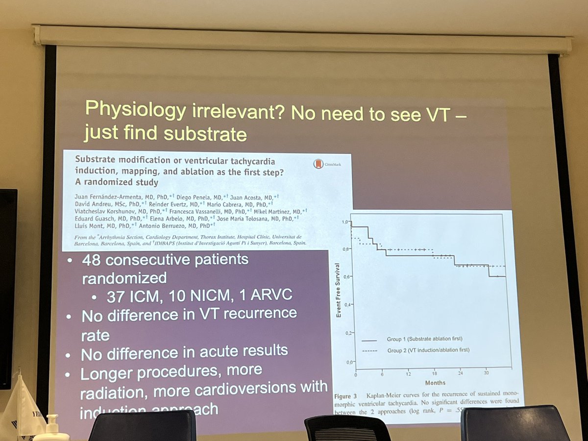 Great talk from @JRWinterfield on voltage mapping and imaging in sinus rhythm to guide VT ablation. Yeditepe Arrhythmia Symposium. #AblateVT #Istanbul . Great meeting organized by @MDTolgaAksu #EPeeps @hhuang123 @psharmadoc @TinaBaykaner @DursunAras2 @YalinKivanc @AbbottCardio