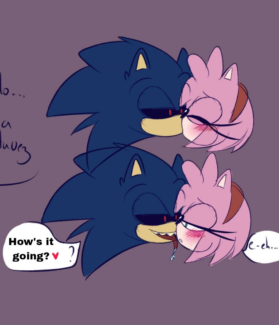 Mystic✨ (open commission💟) on X: Create a Sonamy AU with Sonic