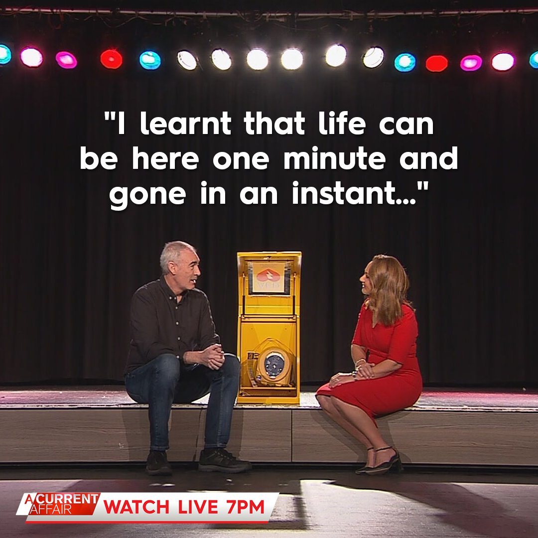 ACurrentAffair9's tweet photo. Yellow Wiggle Greg Page is on a mission to raise awareness on sudden cardiac arrest, saying he "would love to see automated external defibrillator's within 200 metres of every home in Australia".

Tonight on #9ACA, how you and your neighbours can make sure you're always prepared. https://t.co/YRq2QPIQbE