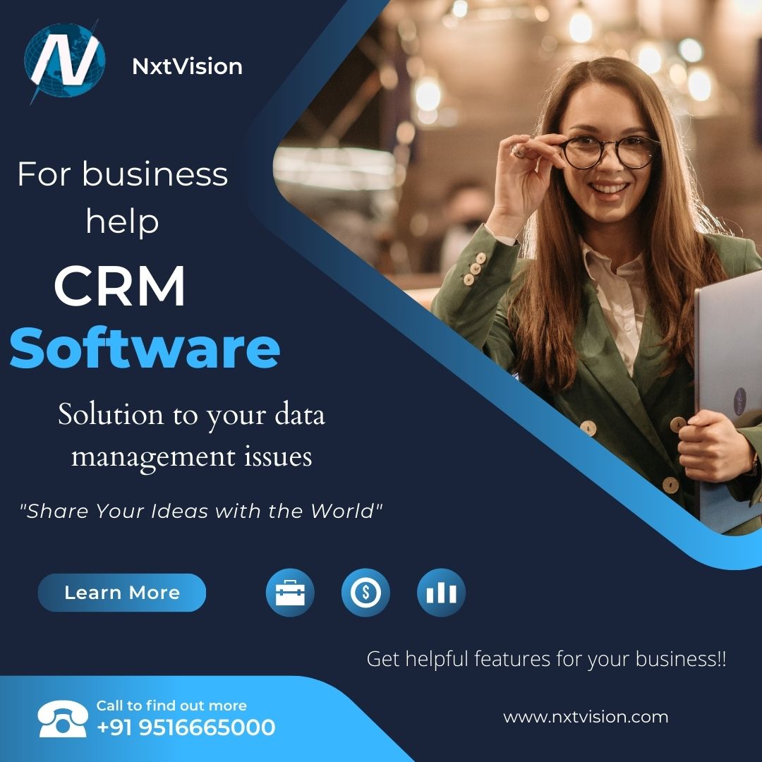 Divijain011's tweet photo. The best CRM Software for your business to manage the data easily..
Go through the profile for more details and contact immediately.
You can also book a demo for 1 month { free }.
#crm #software #nxtvision #itcompany #Indore https://t.co/oqyjeAeX9n