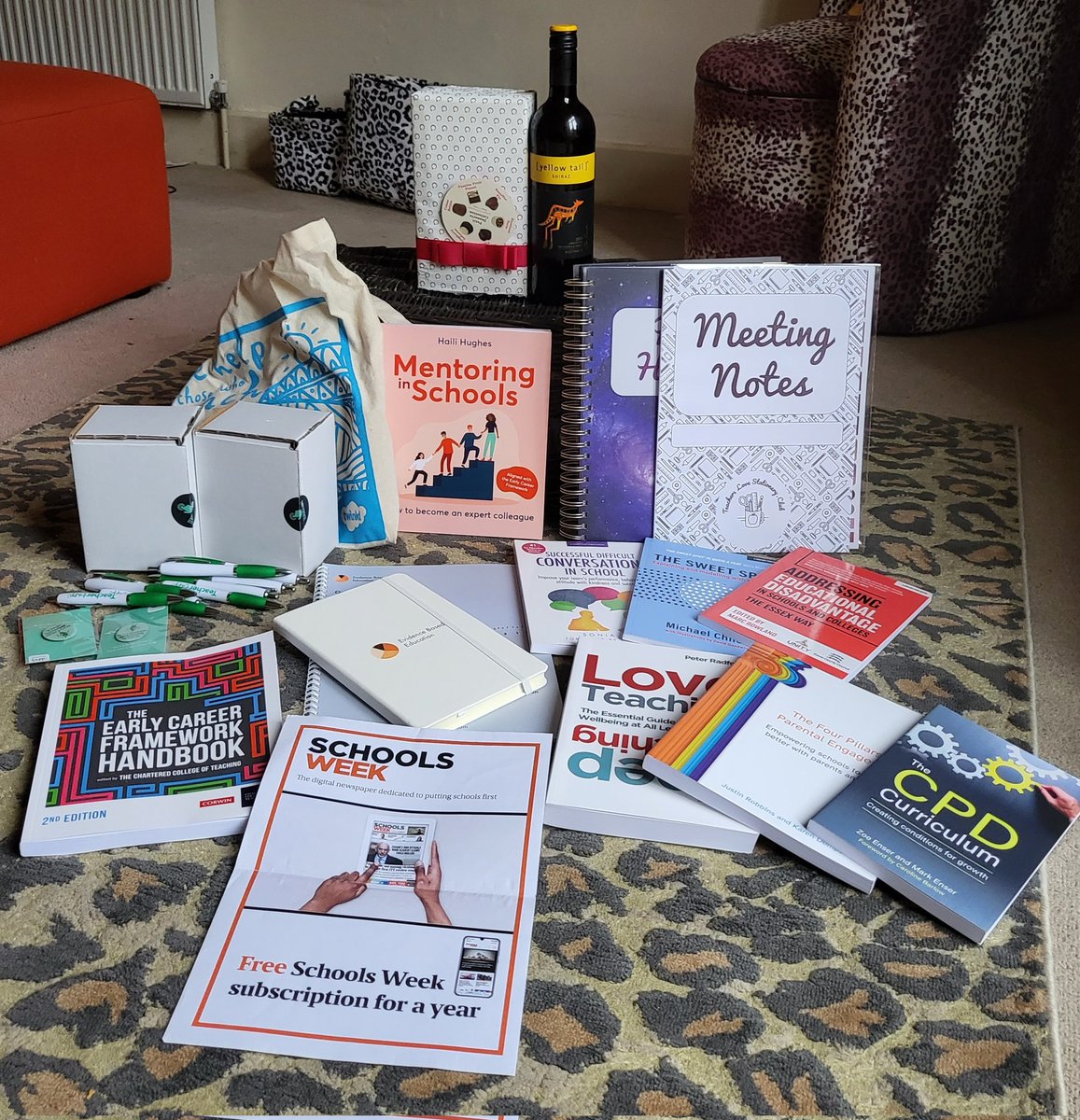 Mentor giveaway! RT & comment to win: Books from @JohnCattEd & @CrownHousePub Goodies from @TeacherTapp Great Teaching Toolkit from @EvidenceInEdu Planner, jotter & stationary from @TLS_dot_Club Book from @CharteredColl Years subscription from @SchoolsWeek #mentorsmatter