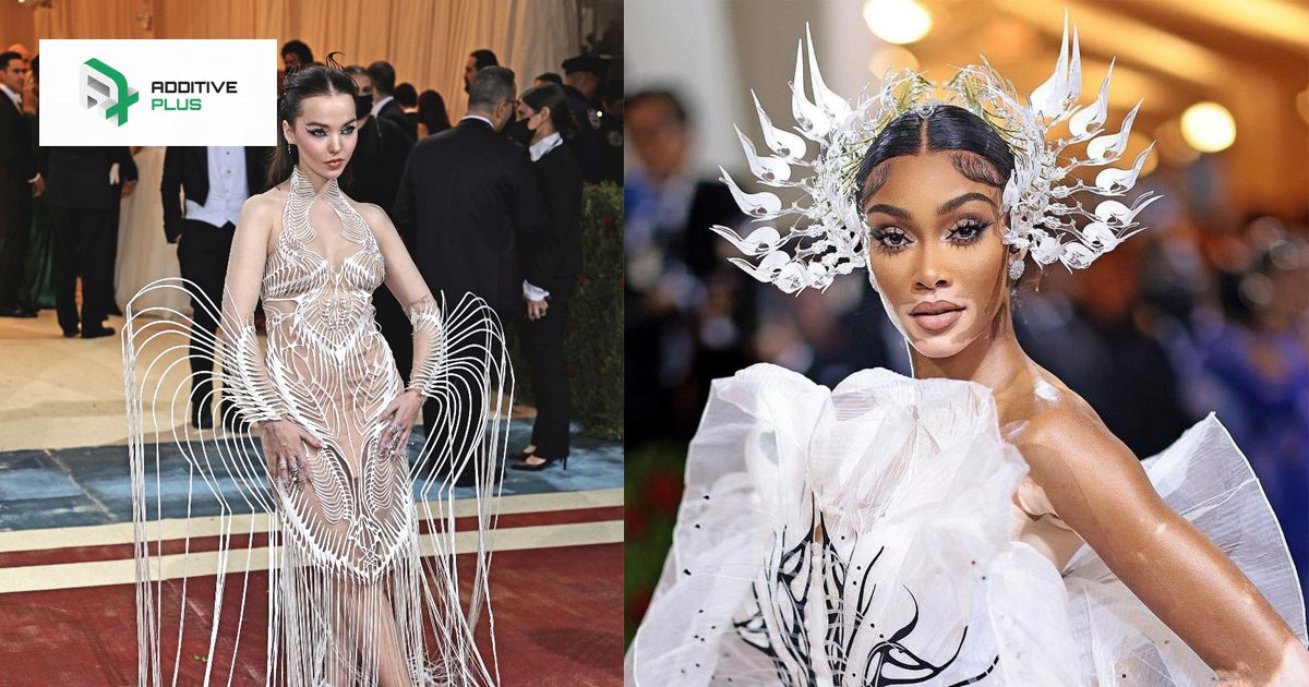 PlusAdditive's tweet image. IRIS VAN HERPEN 3D PRINTED GOWNS TAKE TO THE 2022 MET GALA RED CARPET

This year’s Met Gala saw four gowns designed by fashion designer Iris van Herpen displayed on the red carpet, each featuring elements of 3D printing techniques.

The designs were worn… t2p.pw/saoLWcug4K