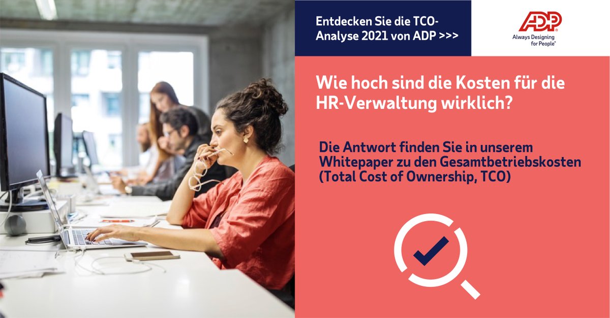 hrtech_de's tweet photo. Der TCO-Benchmark zeigt die tatsächlichen Kosten für die HR-Verwaltung - inklusive versteckter Kosten, die in Unternehmen oft ungesehen sind. Produktivitätspotenziale erkennen?  

Mehr dazu unter: https://t.co/iWA1tXX7WQ

#adp #hrtech https://t.co/XLxt0f5lS2